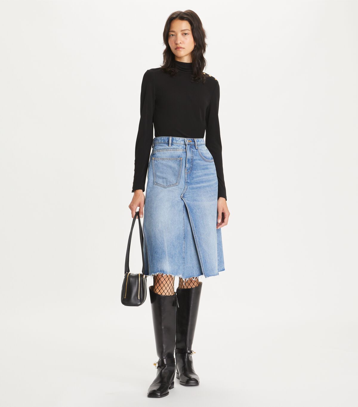 tory burch viscose jersey turtleneck