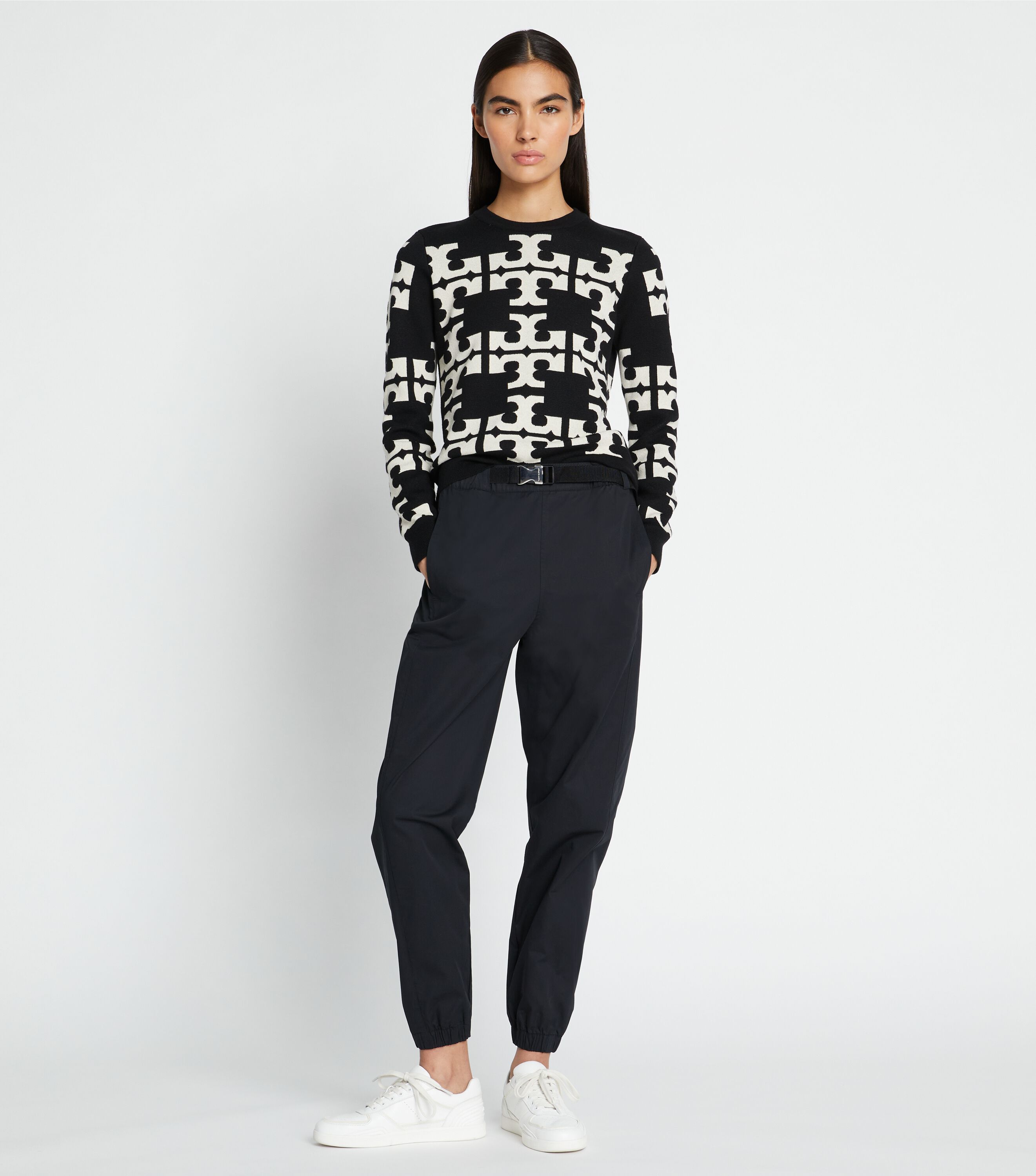 TORY BURCH セットアップ ネイビー系 縮む 上4/下2 コットン TORY BURCH セットアップ ネイビー系 縮む 上4/下2 コットン