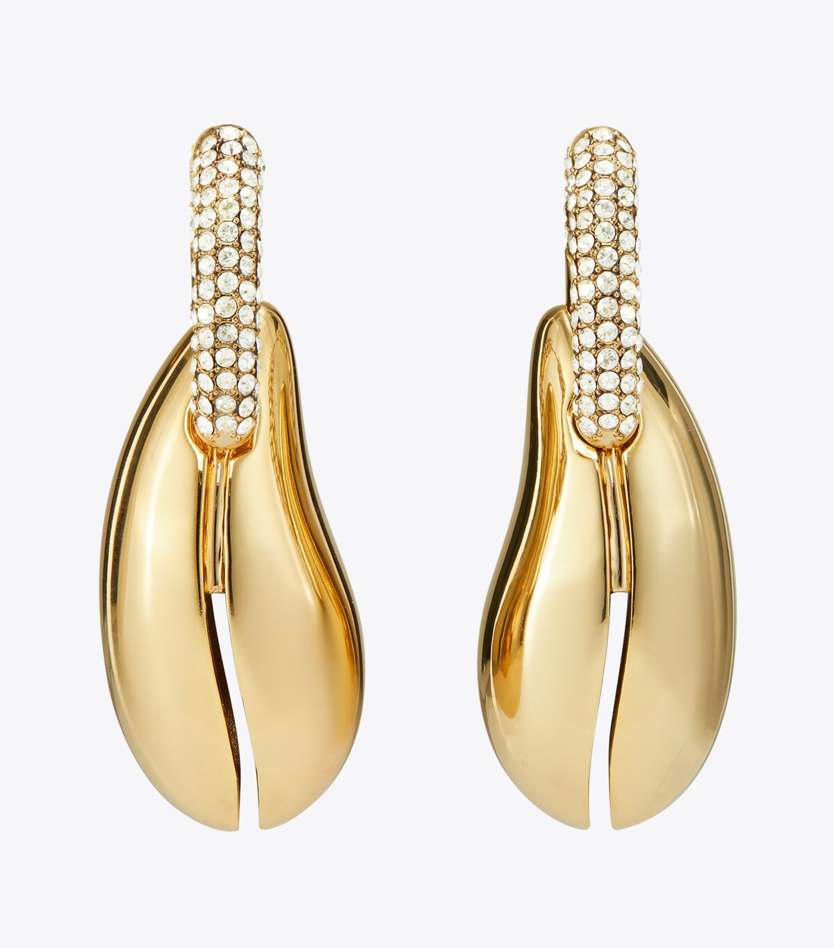 tory burch wave hoop earring