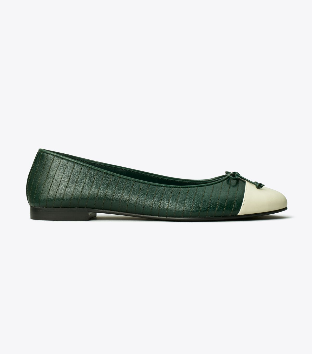 tory burch cap toe quilted ballet