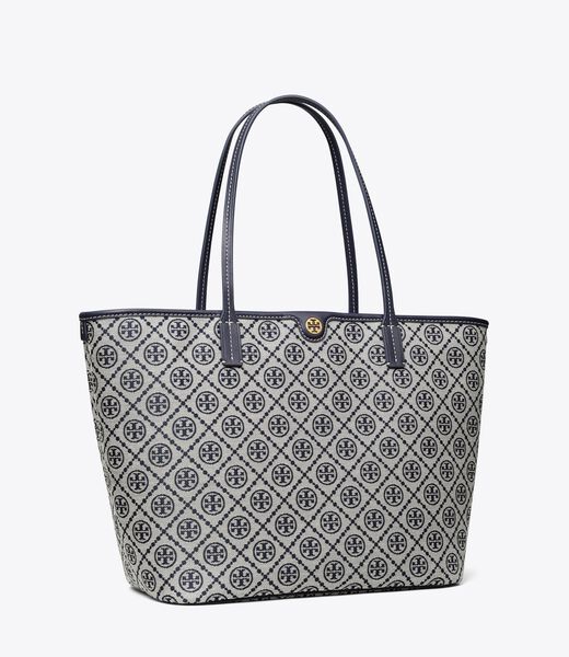 T Monogram Zip Tote