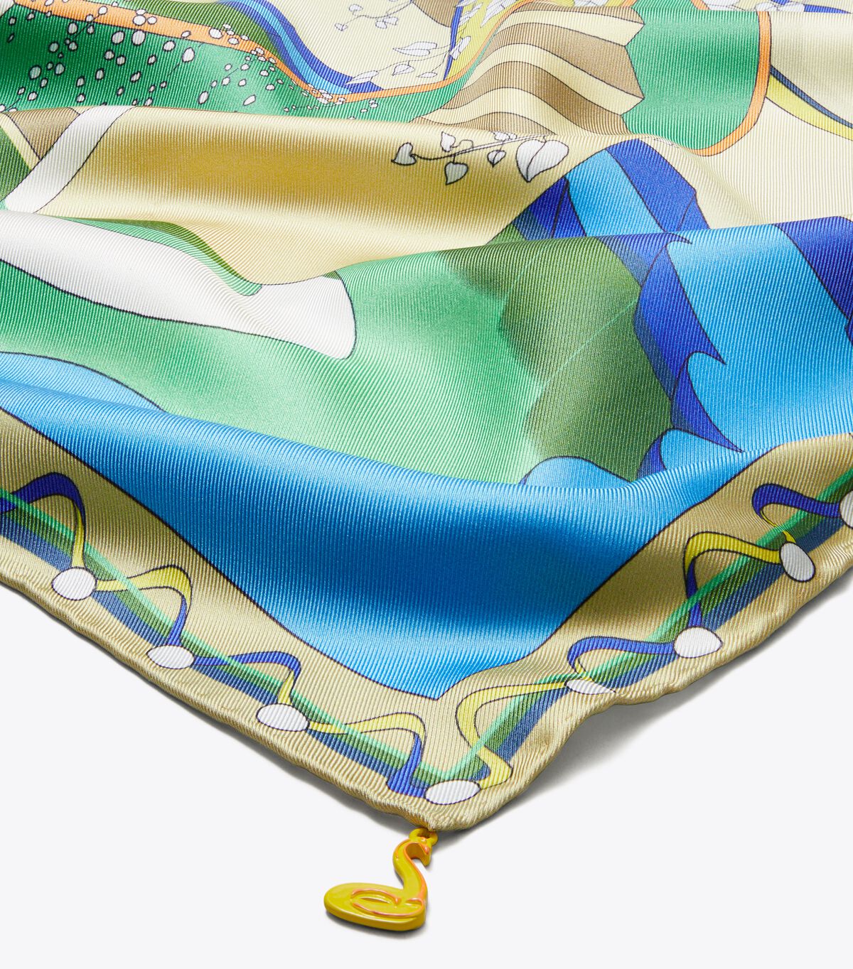 tory burch the pool silk square scarf