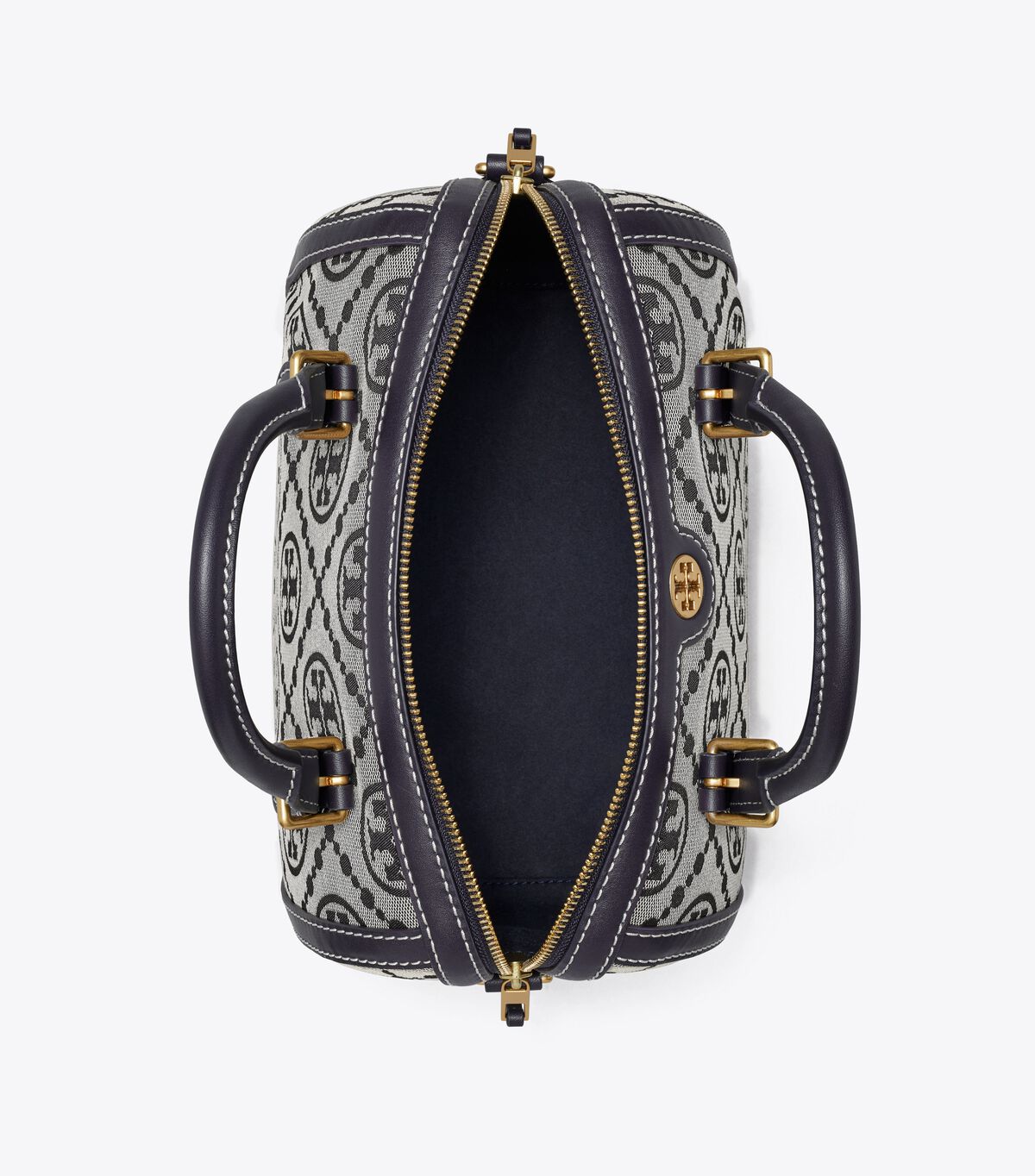 tory burch t monogram barrel bag