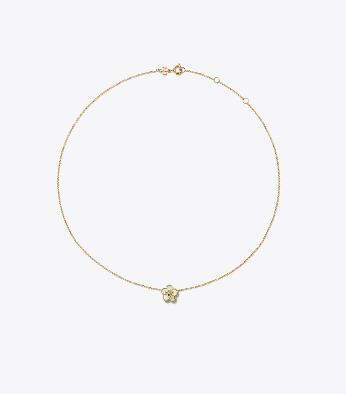 tory burch kira flower pendant