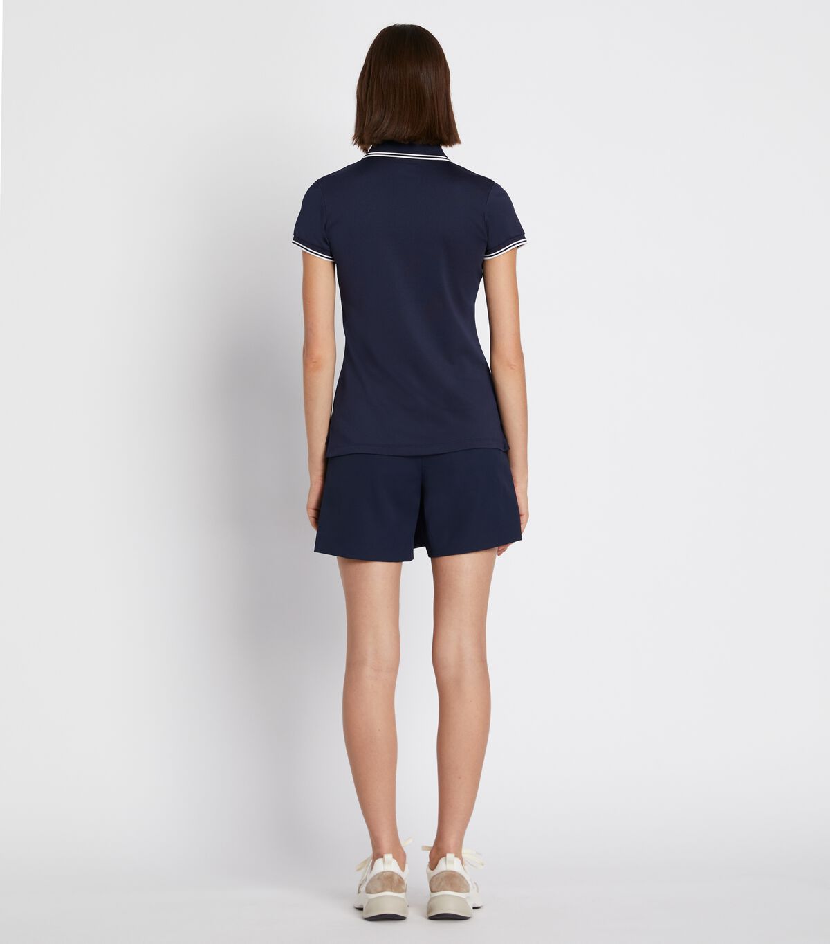 tory burch tech twill ruffle skort