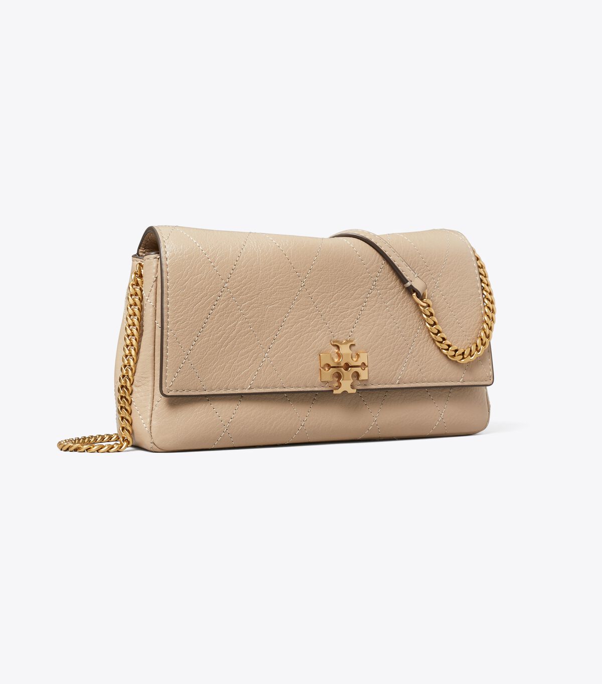 tory burch حقيبة كروسبودي تشارلي بسلسلة مبطنة