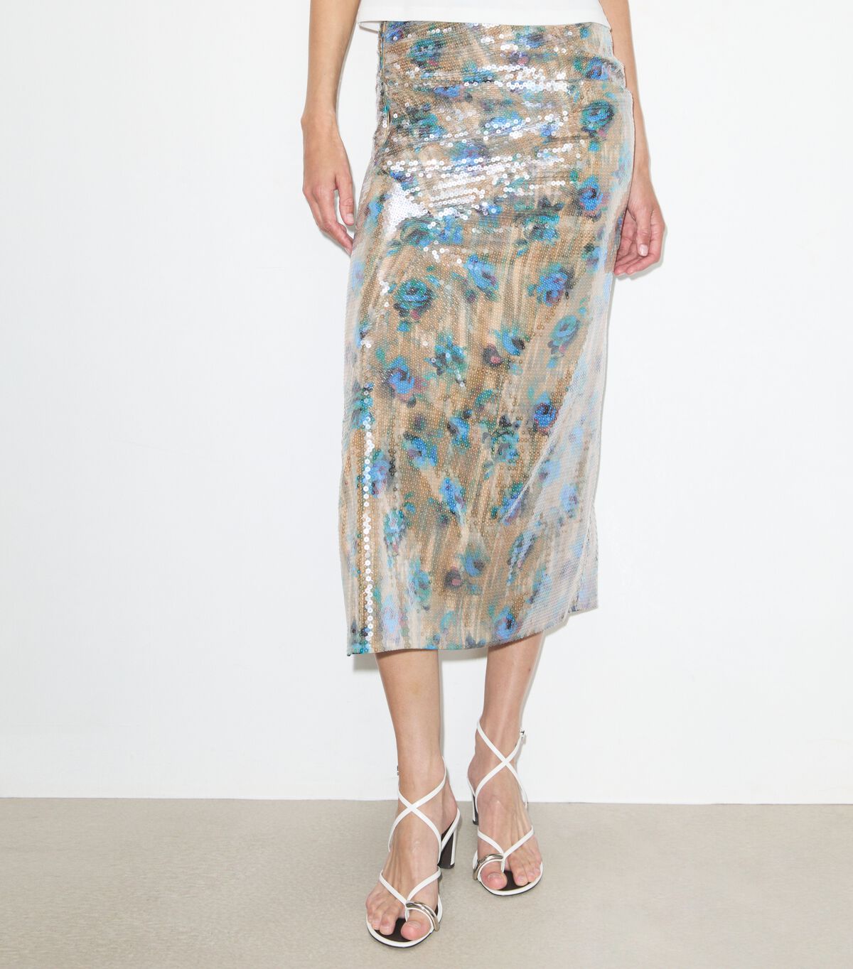 tory burch sequin skirt
