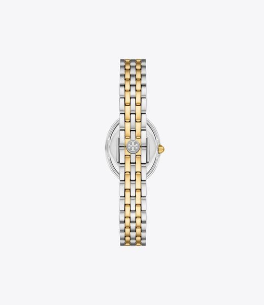 ساعة بيضاوية tory burch ساعة بيضاوية