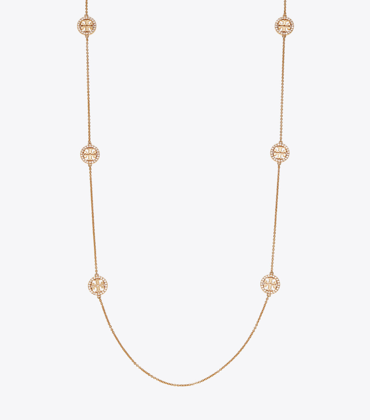 Miller Pavé Long Necklace