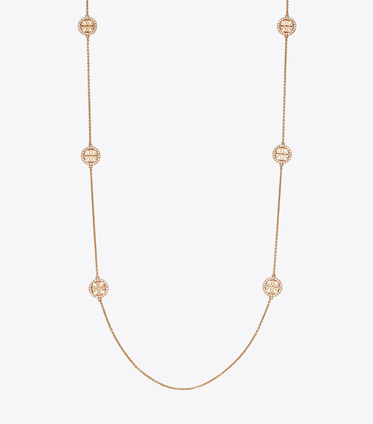 MILLER PAVE LONG NECKLACE