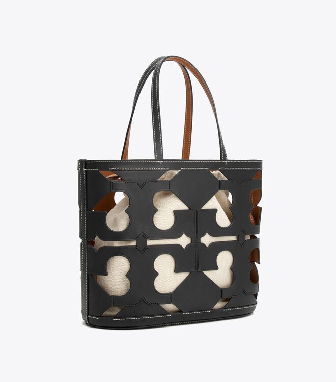 Cutout Logo Small Tote Bag | Handbags | Tory Burch