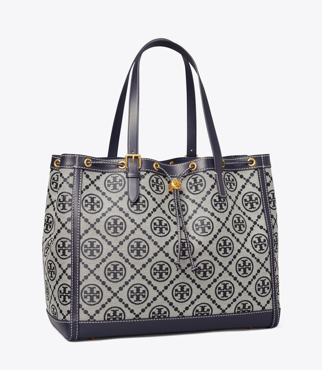 Tory Burch T Monogram Jacquard Embroidered Small Tote Bag | Paul Smith