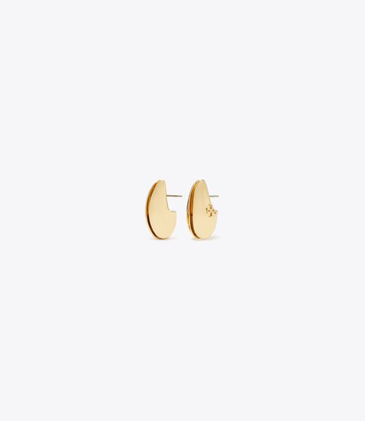 tory burch small wave earring