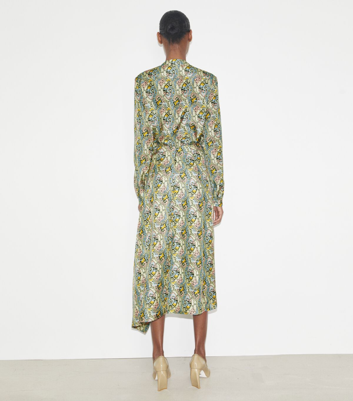 tory burch silk wrap skirt