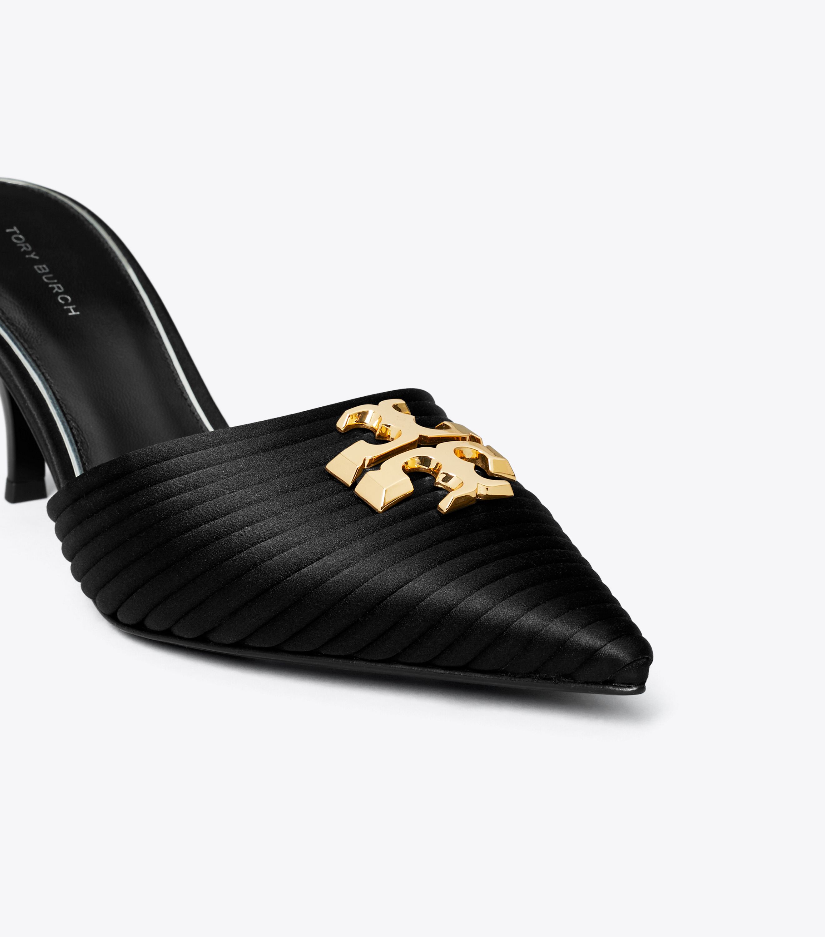 Eleanor Bombe Mule, Perfect Black | Tory Burch KSA
