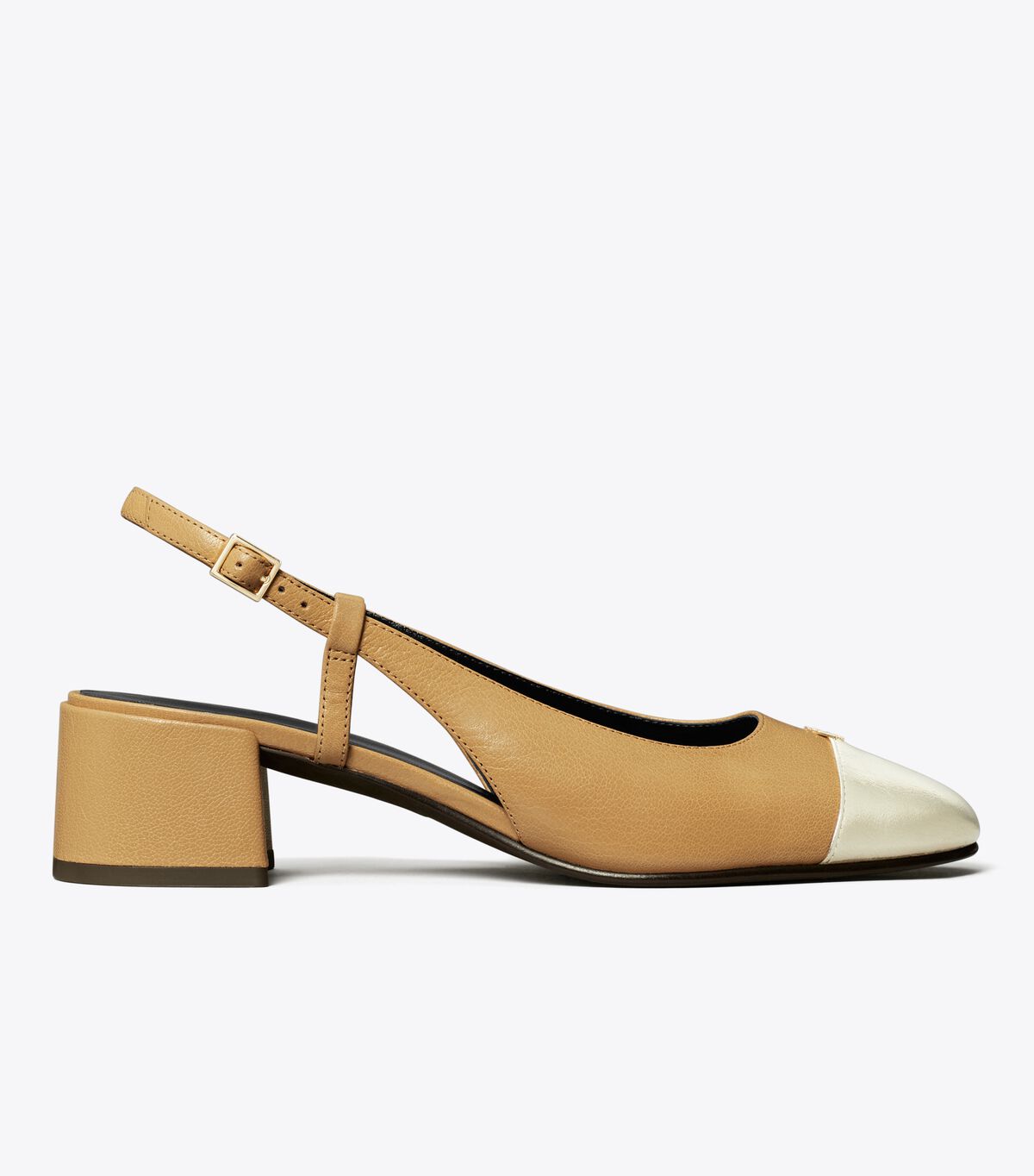 tory burch cap toe slingback pump