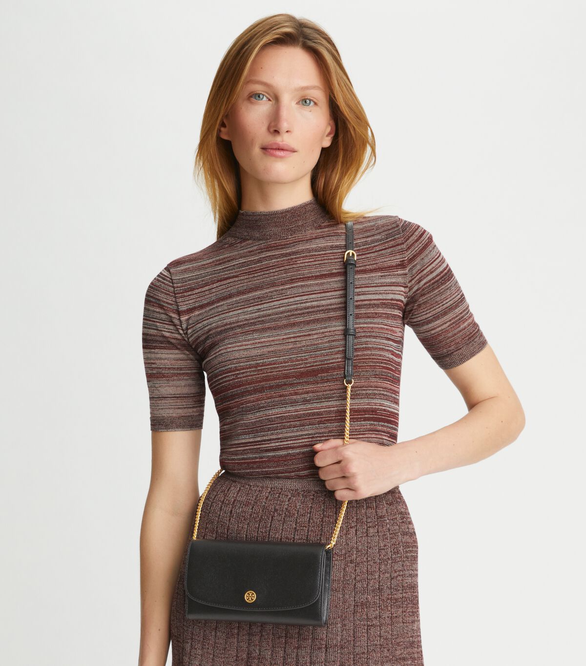 tory burch robinson chain wallet