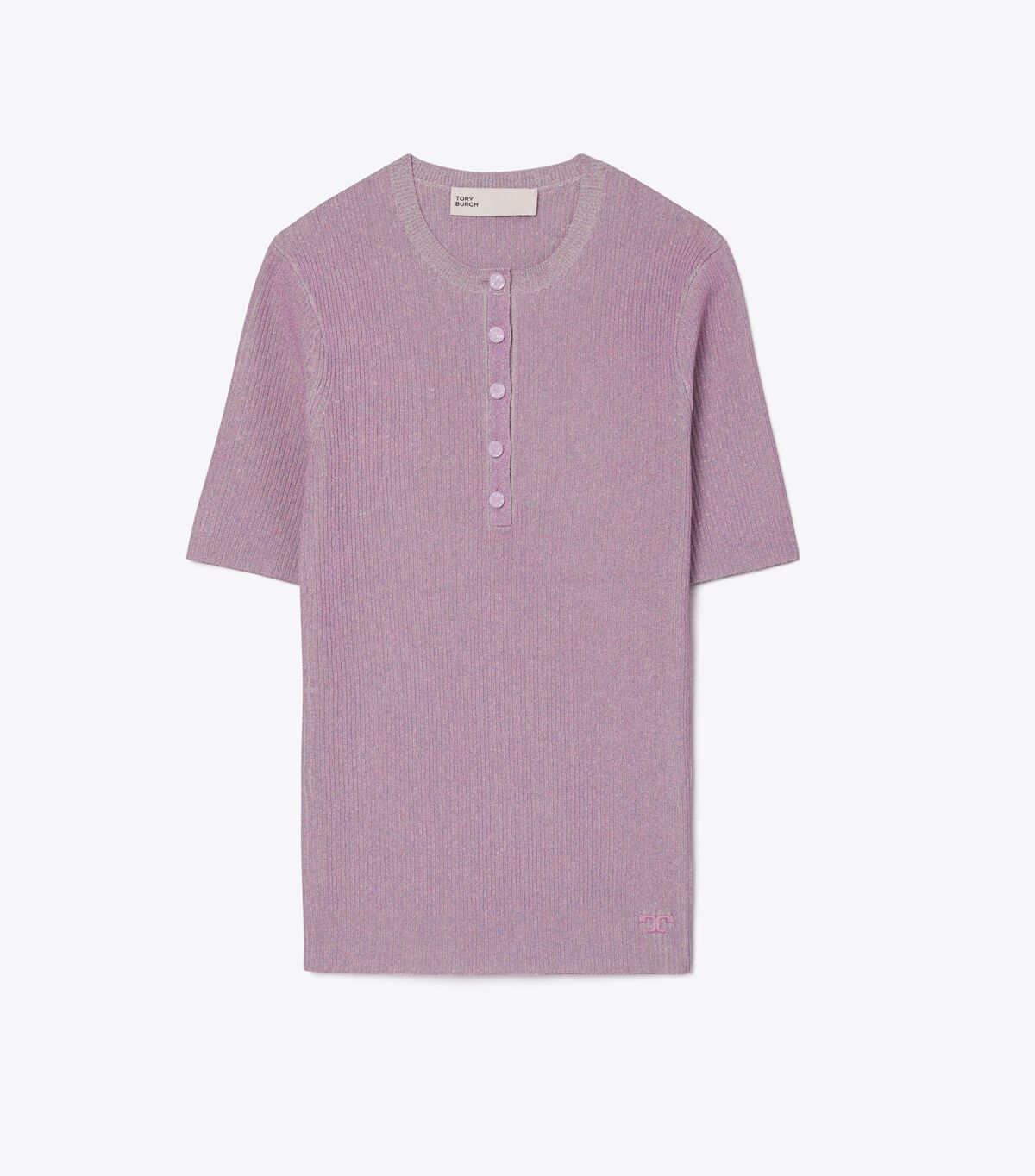 tory burch viscose ribbed henley