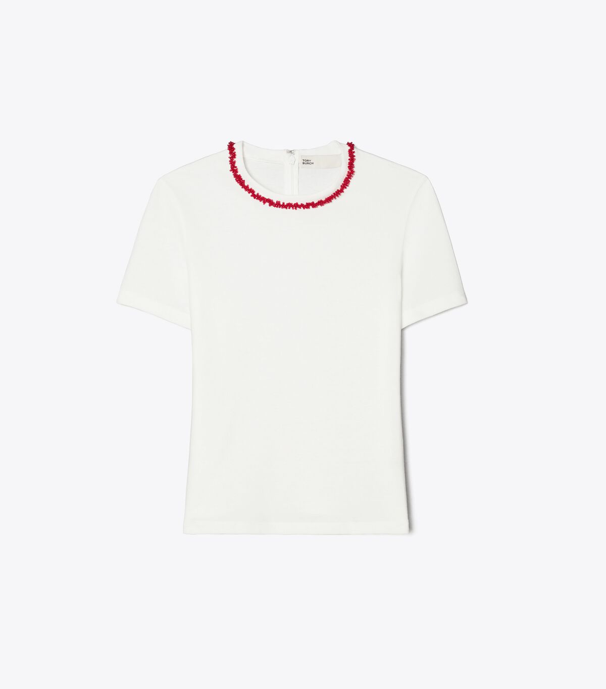 Embellished Cotton T-Shirt tory burch embellished cotton t shirt