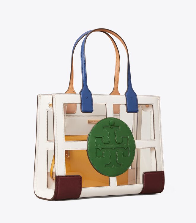 Ella Clear Quadrant Mini Tote Bag | Tory Burch KSA Navigation | Tory Burch