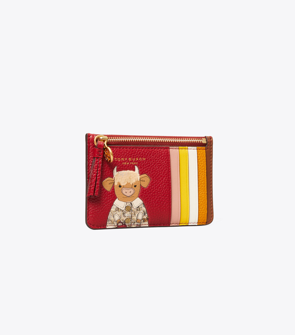 OZZIE THE OX TOP-ZIP CARD CASE