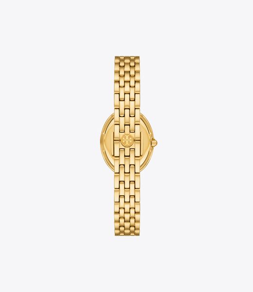 ساعة بيضاوية tory burch ساعة بيضاوية