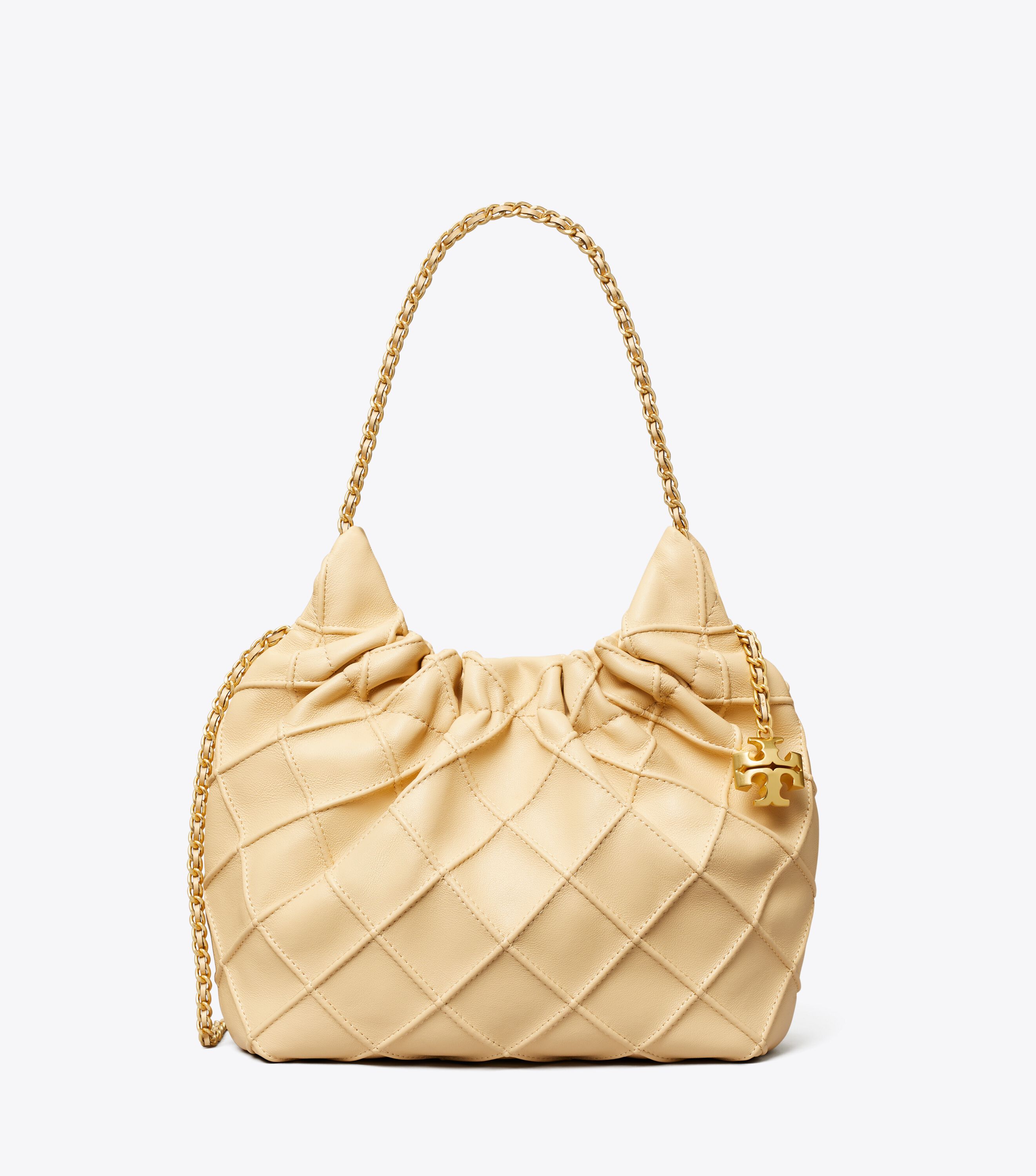バックパック・リュック Tory Burch 162451-700 Bucket Bags & Backpacks mini hobo Mini Fleming Soft Hobo Bag, Vanilla Soft Serve | Tory Burch KSA