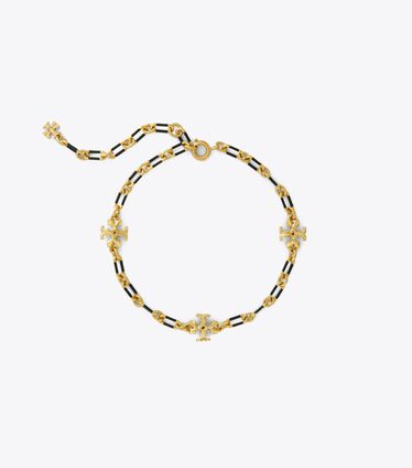 Roxanne Chain Striped Delicate Bracelet