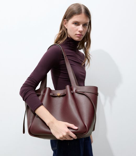 tory burch leather tote