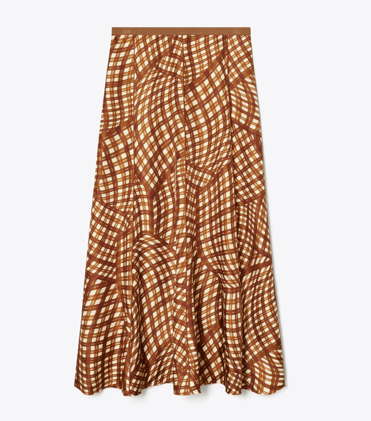 Printed Silk Twill Skirt