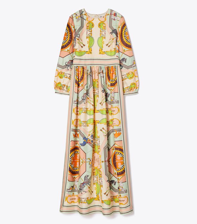Printed Silk Dress