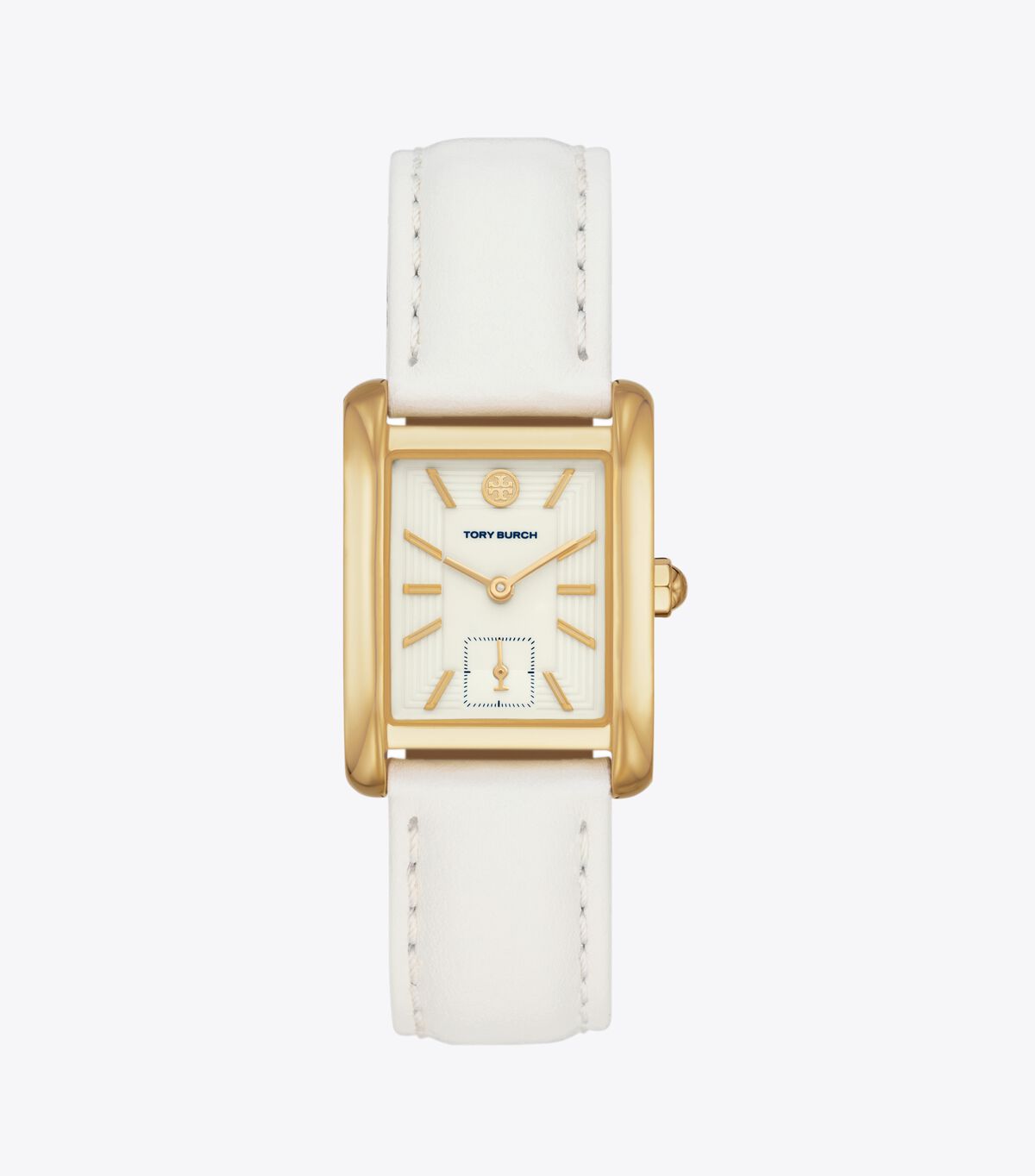 Eleanor Watch, Ivory Leather/Gold-Tone Stainless Steel, 25 x 36MM