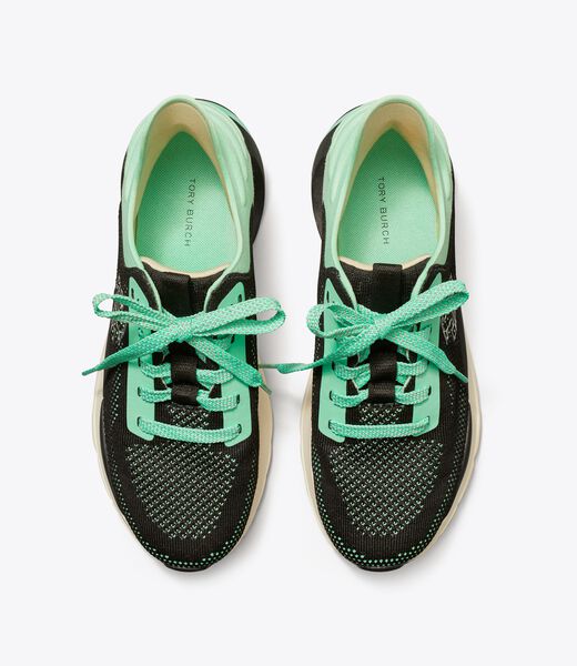 tory burch good luck knit trainer