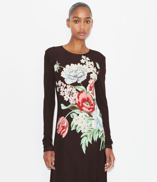 tory burch printed jersey dress