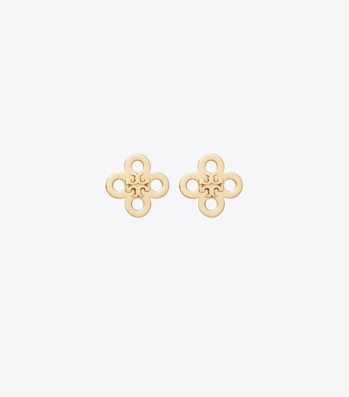 أقراط مرصعة بزهرة البرسيم tory burch أقراط مرصعة بزهرة البرسيم