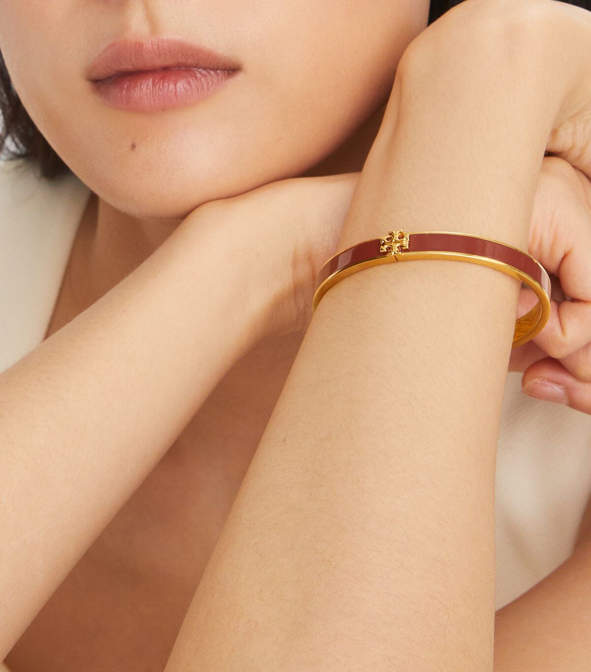 tory burch kira enamel 7mm bracelet