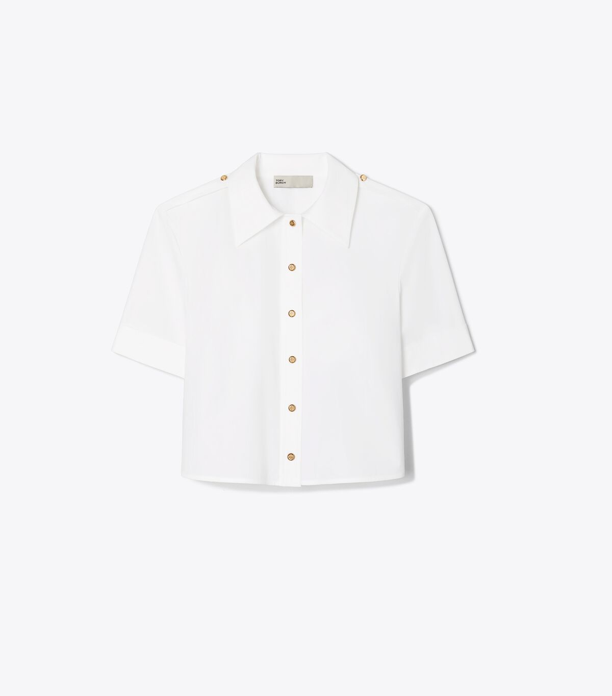 tory burch poplin camp shirt