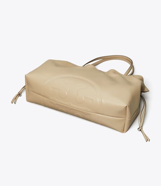 tory burch ella natuura  drawstring tote