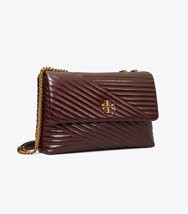 Kira Chevron Glazed Convertible Shoulder Bag | Handbags | Tory Burch