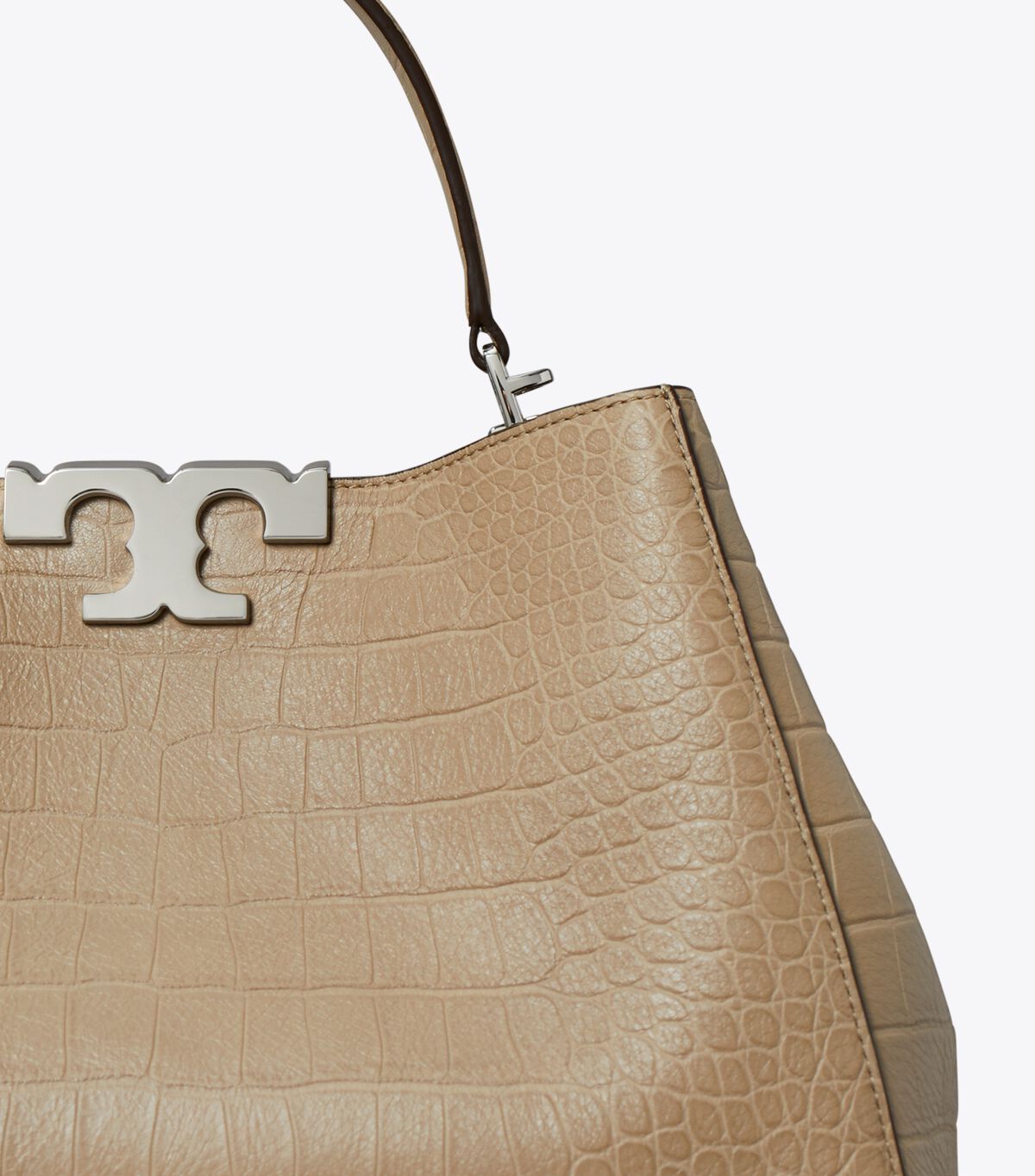 tory burch eleanor soft croc embossed satchel