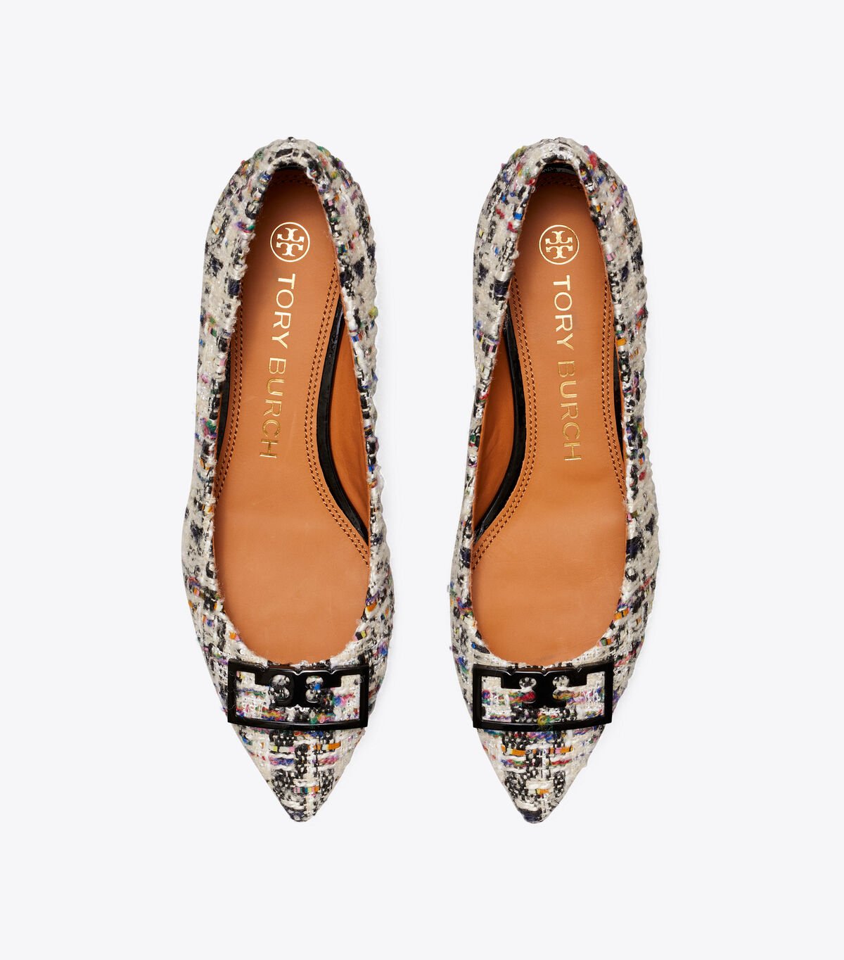 Gigi Tweed Pointed-Toe Flat | Shoes | Tory Burch