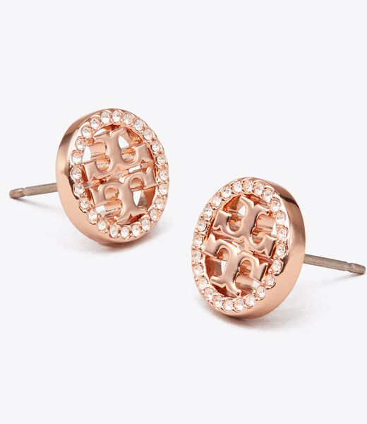 tory burch miller pave stud earring