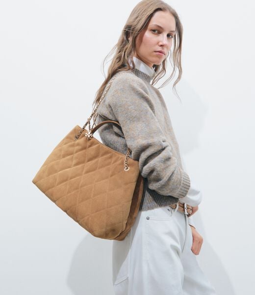 حقيبة فليمنج من جلد الغزال tory burch حقيبة فليمنج من جلد الغزال