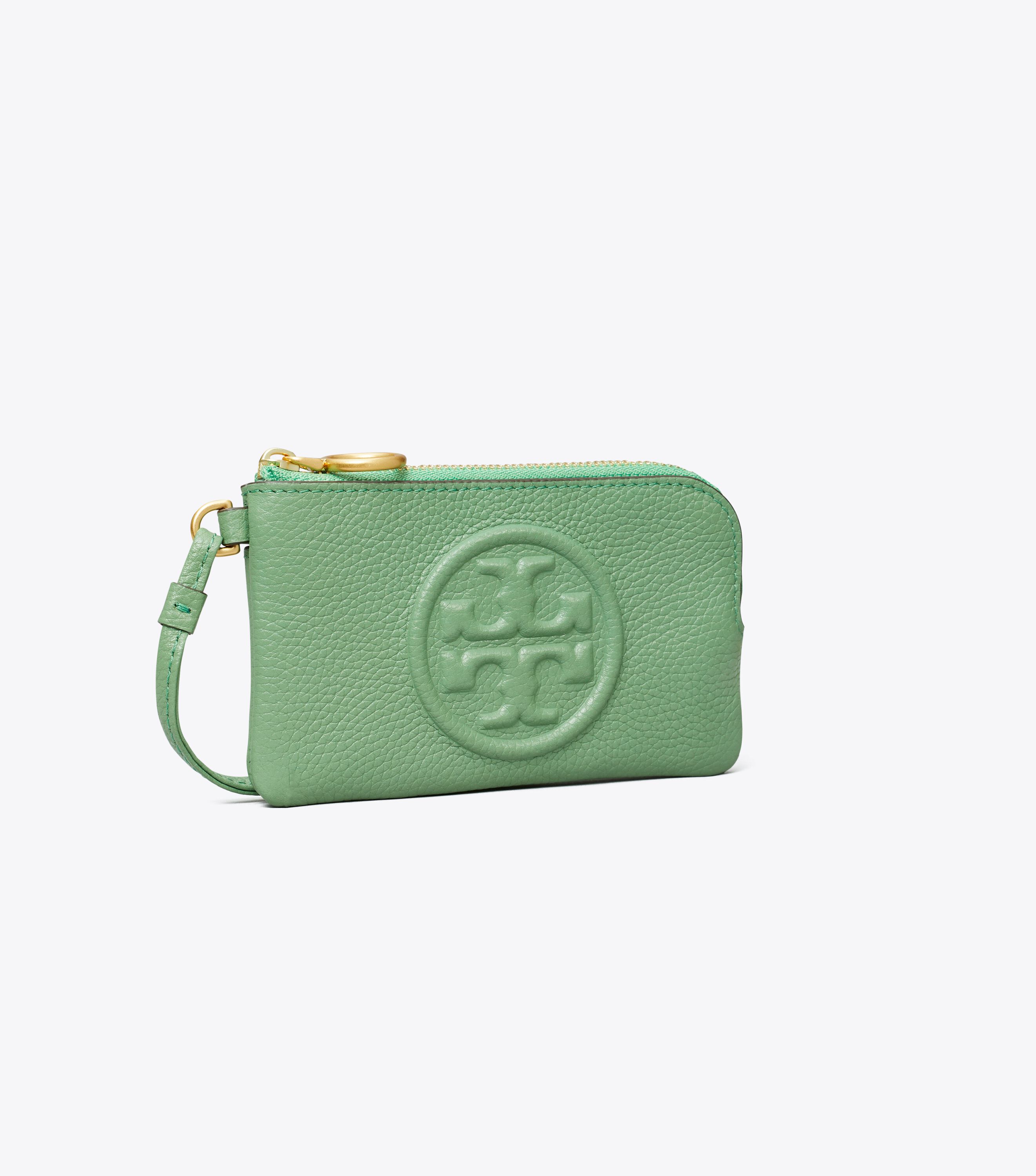 Perry Bombe Top zip Card Case