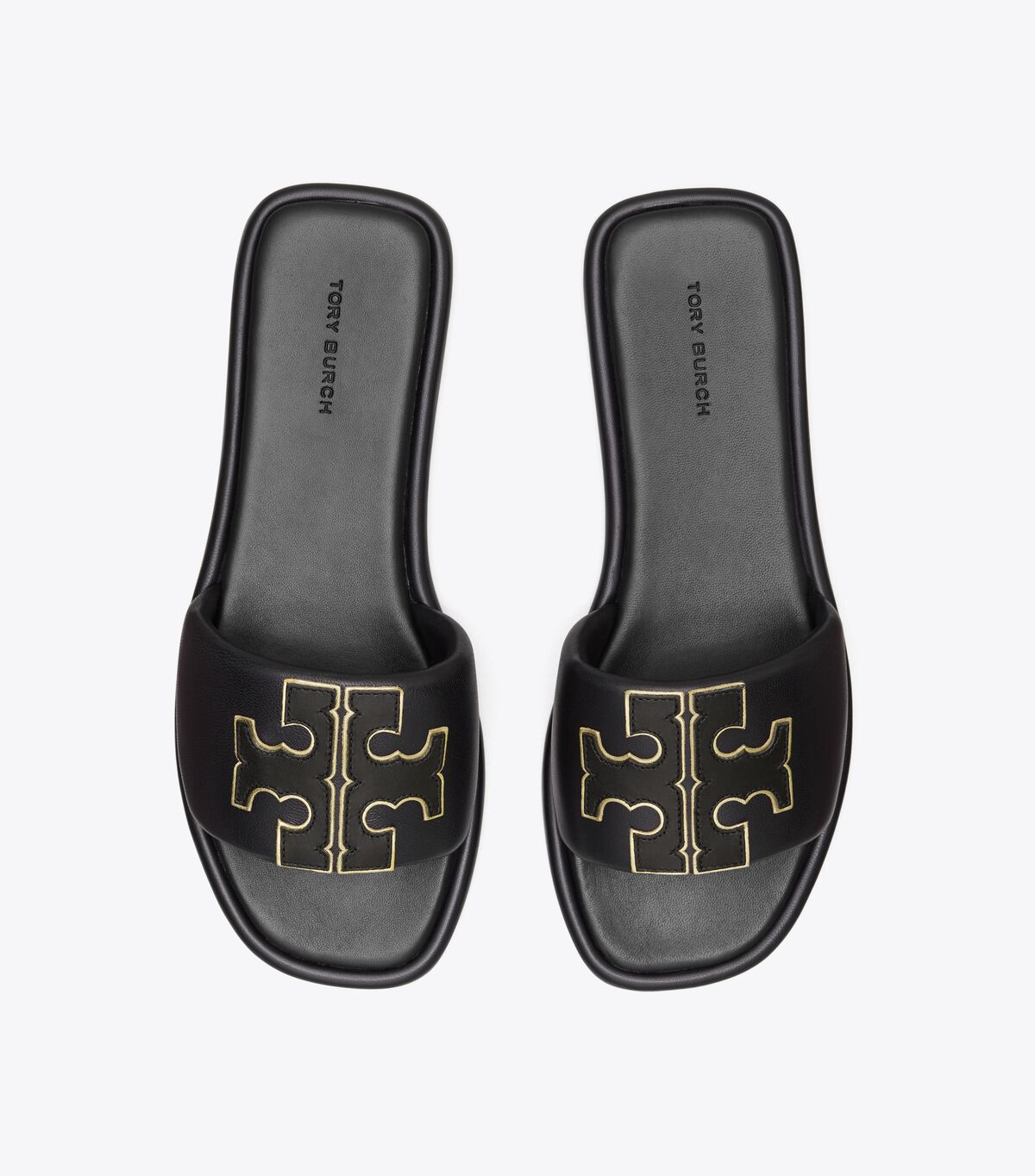 tory burch double t sport slide