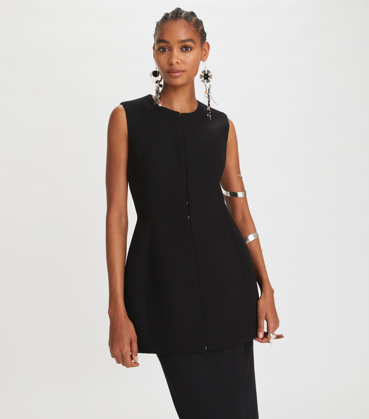 tory burch hook and eye tunic