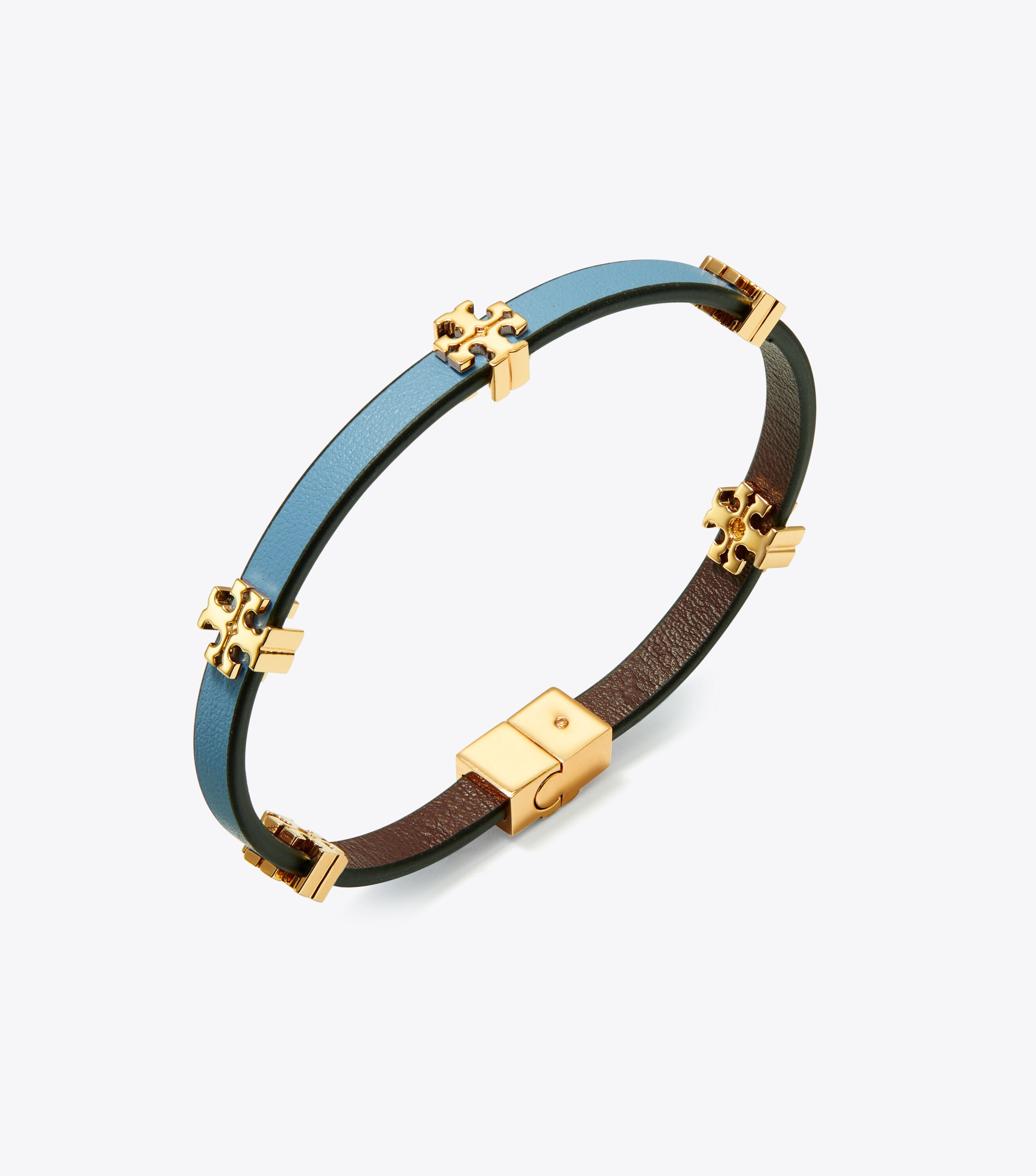 Tory Burch 【関税送料込】Eleanor レザーブレスレット Eleanor Bio Bracelet: Women's Designer Bracelets | Tory Burch