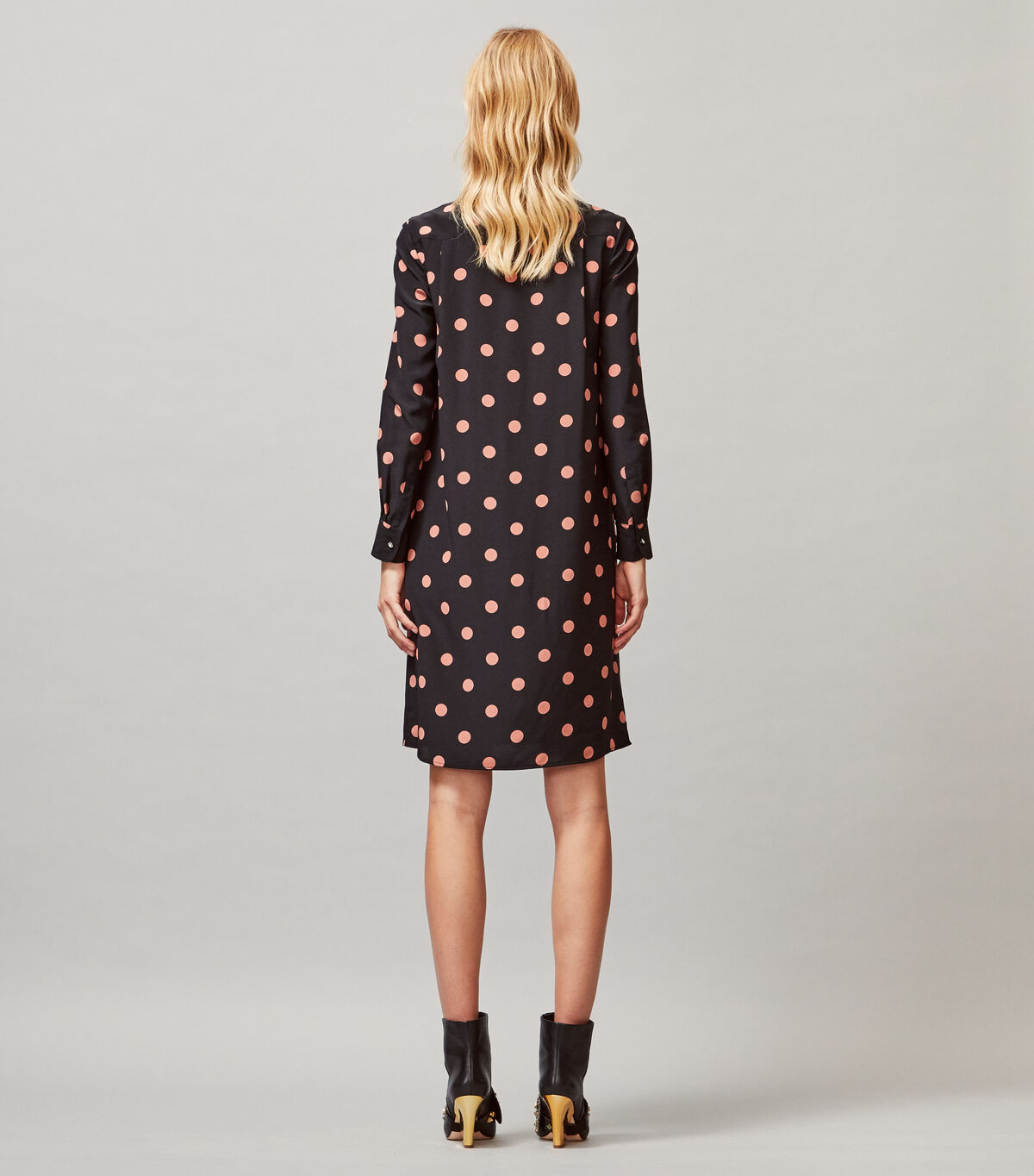 tory burch printed ruffle bow dress