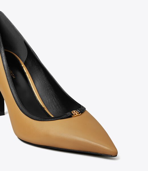 tory burch double t buckle pump