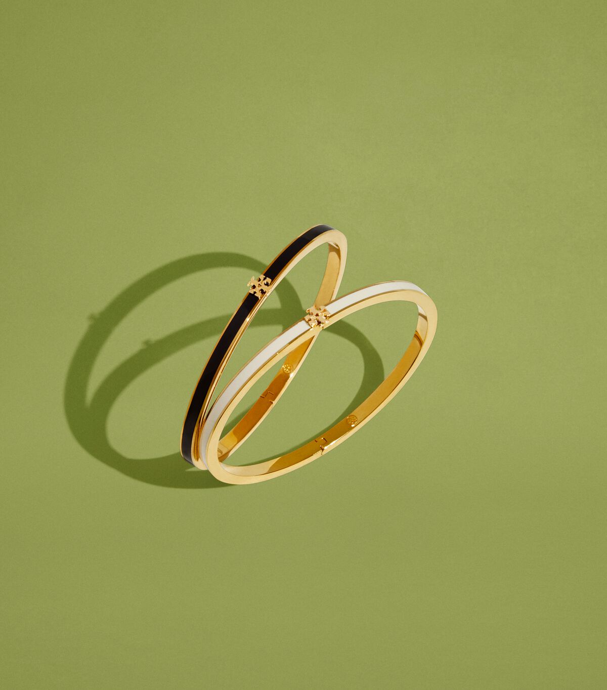 Icon Thin Enamel Bracelet tory burch icon thin enamel bracelet